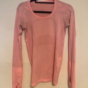 Pink LuluLemon long sleeve